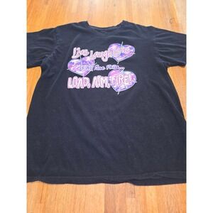 Lifestyle Classics Women LG Black Live Laugh Love Load Aim Fire Graphic Shirt